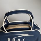 Rare Vintage Mid Century Child   s Boac British Overseas Airways Jr Flight Bag