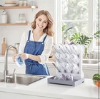 Baby Bottle Drying Rack Vertical Space Saving Holder For Bottles   Pump Parts