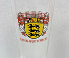 Vtg Rastal German Beer Glass Footed Pilsner Gold Rim  2l  Set 3 Bar Decor