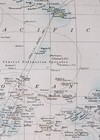 1894 Map Oceania Australia New Guinea New Zealand Fiji Hawaii Sandwich Islands