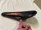 Original 1980   s Elina Lightning Bolt Black Seat Old School Bmx Gt Hutch Jmc Pdnp