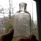 Humphrey s Homeopathic Veterinary Specifics Emb Horse Head 1890s Med Bottle