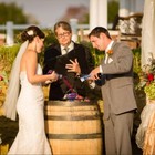 Baidekj 3 Pc Unity Sand Ceremony Set Heart Vases Glass Wedding Kit Clear