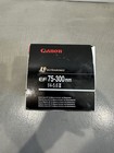 Canon 75-300mm Ef 1 4-5 6 Ii Usm Telephoto Zoom Lens Black Ultrasonic Af Mf