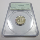 1935 P Pcgs Ogh Ms65 Fb Full Bands - Silver Mercury Dime 10c Us Coin  56147a