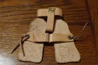 Boy Scout Neckerchief Slide Leather Yosemite Area Council Sor