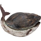 Primitives By Kathy Rustic Whale Sitter Beach House Decor Wood Coastal Rustic