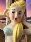 Vintage Artmark Mermaid Ceramic Wall Figurine Plaque             