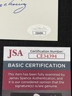 Alex Wojciechowicz Signed 3x5 Index Card Jsa Coa Football Hof Lions Eagles