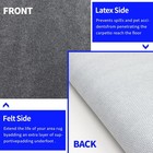 Rug Pad 8x10 Non Slip Waterproof Felt Floor Protection Grey Large Area