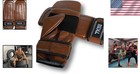 Unisex Gladiator Bag Mitts - Premium Leather Gloves For Boxing   Kickboxing