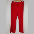 Alice   Olivia Deanna Ruby Red Bootcut Pants 10 Nwt High Rise