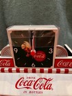 1999 Danbury Mint The Coca Cola Soda Fountain Clock night Light Read