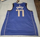 Nike Luka Doncic Dallas Mavericks  77 Blue Swingman Jersey 56 Men   s Xl