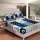 Wrestling Bed Sheet Twin Size wrestler Men Boys Sport Bedding Set For Kids Te   