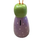 Avon Tiny Tillia Green And Purple Caterpillar Bank