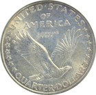 1917 Ms64fh  Type 1  Standing Liberty Quarter  Pcgs 20763091