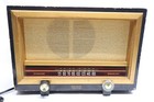 Philco Model 52-549 Vintage Tube Radio Wood   Gold Trim - Works Very Nice 