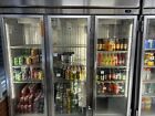 Commercial Refrigerator 3-section Glass Door