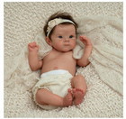 Anano 18  Realistic Reborn Baby Doll Girl Full Vinyl Body Lifelike Newborn Doll