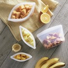 Stasher Silicone Reusable Food Storage Bags 4-pack Reusable Freezer Bags