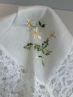 The Magic Hanky Bonnet Baby Newborn Christening To Wedding Daisies Yellow Ribbon