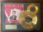 Framed Elvis Presley 24kt Gold Plated Records Christmas Baby Limited  200