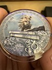 San Jose Grand Shipwrecks In A History 2 Oz Antique Finish Silver Coin Niue 2022