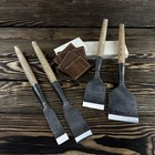 Carpentry Slick Chisel Hand-forged 4 Piece Set Carbon Steel Ash Handles Gift 
