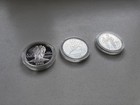 Lot Of 3 Usa 1995 Atlanta Olympic Games Silver 1 Dollar Coins Unc