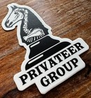 Privateer Group  chess Piece Skeleton  Sticker