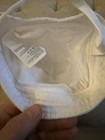 Jordan White Infant Sun Hat Black Jumpman Chin Strap