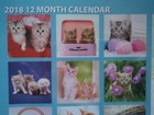 New In Plastic Wrap Kittens 12 Month 2018 Calendar