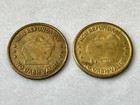 Lot Of 2 Elephant Super Car Wash Tokens     Est  1951     Seattle  Washington     Wa
