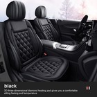 Luxury Heated Car Seat Cushion Heater Aftermarket Universal Fit 12v Cold Winter