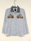 Vintage Quizz New York Women s Shirt Size 18  fits Like Xl  Teddy Bear Harvest