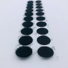 Velcro Self Adhesive Dots Circles 3 4  Inch Diameter  10 Sets Hook   Loop Black