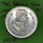 1960 Mexico          1 Peso  100 Fine Silver Un Peso