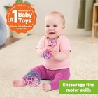 Easy Grip Rattle Ball Toys Gift For Newborns Kids Girls Babies 0m To 1 Year