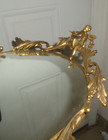 2 Set Perfume Bottle Beveled Glass Gold Gilt Ormalu Vanity Tray Mirror Filigree