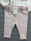 Cloud Island Baby Girls 0-3 Months Dog Floral Leggings Set 2pc