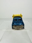 Vintage Japanese Tin Friction Blue Yellow Dump Truck Japan