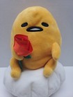 Sanrio Gudetama Lazy Egg Plush With Rose Valentines Day Japanese Free Shipping 