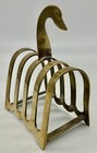 Vintage Brass Swan Letter Holder Rack  1950 s Or 1960 s  Mcm  Mid Century