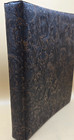 Vtg Brown Faux Leather Embossed Floral Photo Album Scrapbook 3-ring Binder Vgc