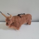 Highland Cow Needle Felting Figure Alpaca Fiber Lanart All Things Sheared Nwt 7 