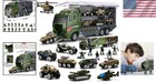 Durable 26-piece Army Truck Set With Soldiers - Perfect For Creative Playtime 