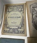 Lot Of 7 Antique Opera House Booklets  Grand Opera Librettos Metropolitan Opera