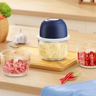 350ml Mini Electric Food Chopper  Household Electric Garlic Crusher