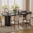 70 8 Inch Dining Table For 4-6  Oval Dining Room Table